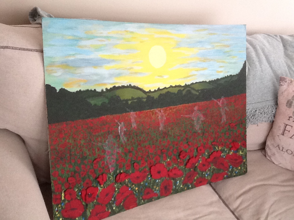 Painting created by Andrew Dawson